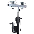 ProX Crank Stand with T-Bar Supports Triangle Truss Segments for Stage and DJ Lighting (8.5' , 2-Pack)