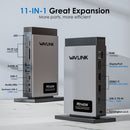 Wavlink 11-in-1 8K Triple Display USB-C Docking Station