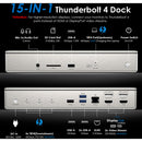 Wavlink 15-in-1 Thunderbolt 4 Quad Display Docking Station