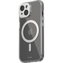 Moshi iGlaze Slim Hard-Shell MagSafe Case for iPhone 15 (Silver)