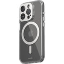 Moshi iGlaze Slim Hard-Shell MagSafe Case for iPhone 15 Pro (Silver)