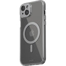 Moshi iGlaze Slim Hard-Shell MagSafe Case for iPhone 15 Plus (Gray)