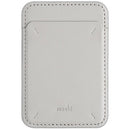 Moshi SnapTo Magnetic Slim Wallet (Foggy Gray)