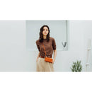 Moshi SnapTo Crossbody Wallet (Sienna Orange)