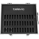 TELEVIC Unite - 36 Bodypack/ 18 Handheld - Configurale Carry/ Transport Case