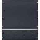 Lowell Manufacturing Rack Top with 3U Knockout Panel and 9U Solid Panel