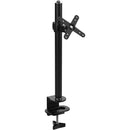 CTA Digital Pole Clamp with Adjusting & Articulating VESA Mounts (Black)