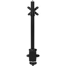 CTA Digital Pole Clamp with Adjusting & Articulating VESA Mounts (Black)