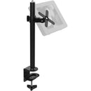 CTA Digital Pole Clamp with Adjusting & Articulating VESA Mounts (Black)