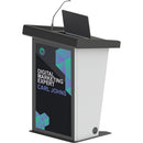 TEMAS TM23S Digital Lectern 15" Multi Touch Retractable Speaker Screen