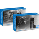 Technical Pro WMU72 2-Person Wireless Handheld Microphone System with USB-Powered Plug-In Receiver (2.4 GHz)