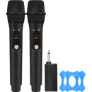 Technical Pro WMU72 2-Person Wireless Handheld Microphone System with USB-Powered Plug-In Receiver (2.4 GHz)