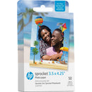 HP Sprocket 3 x 4" Zink Sticky Back Photo Paper (50 Sheets)