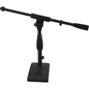Gator Frameworks Kick Drum / Amplifier Compact Mic Stand with Single-Section Boom (2-Pack)