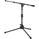 Gator Frameworks Kick Drum / Amplifier Tripod Mic Stand with Telescoping Boom Kit (2-Pack)