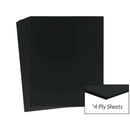 Archival Methods 100% Cotton Museum Board (Black, 4 x 6", 25-Pack)