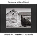 Archival Methods 100% Cotton Museum Board (Black, 4 x 6", 25-Pack)