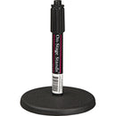 On-Stage DS7200B Adjustable Height Desktop Mic Stand (Black, 3-Pack)