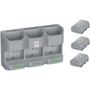 ZGCINE Travel Charging Case Kit with 3 LP-E6P Batteries (2600mAh, Gray)