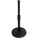 On-Stage DS7200B Adjustable Height Desktop Mic Stand (Black, 3-Pack)
