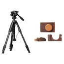 SmallRig Leather Case Kit for FUJIFILM X100VI with Portable Photo Tripod (Brown)