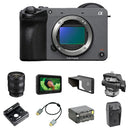 Sony FX2 Digital Cinema Camera Kit with 24-50mm Lens, 5.2" Monitor & 2 Batteries