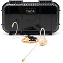 THOR AV Hammer SE-9 Omnidirectional Headset Microphone with 90mm Boom and Hirose 4-Pin Connector (Tan)