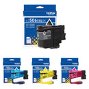 Brother LC506XXL Super High-Yield Cartridge Kit (CMY and Black)