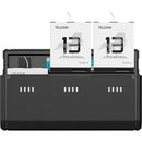 TELESIN Stamina Kit with 2 Batteries and Pocket 3-Slot Charger (1950mAh)