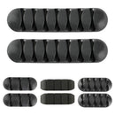 Pearstone 3-, 4-, 5-, and 7-Slot Silicone Cable Organizer Kit
