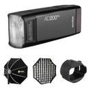 Godox AD200PRO Pocket Flash with 28" Softbox Kit