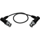 Kondor Blue Ultrathin 3G-SDI Right-Angle BNC Cable (12", Raven Black)