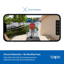 TP-Link Tapo C401 1080p Battery-Powered Smart Wire-Free Outdoor Security Camera (Black)