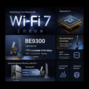 TP-Link Archer TBE553E BE9300 Wireless Tri-Band Wi-Fi 7 & Bluetooth 5.4 PCIe Adapter
