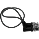 Kondor Blue Ultrathin 3G-SDI Right-Angle BNC Cable (16", Raven Black)