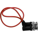 Kondor Blue Ultrathin 3G-SDI Right-Angle BNC Cable (16", Cardinal Red)