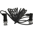 Kondor Blue 6G-SDI Video Cable with Right-Angle BNC Connectors (10', Raven Black)