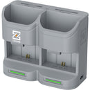 ZGCINE PC2-LPE6 Travel Charging Case for Canon LP-E6/N/NH/E6P Batteries (Gray)
