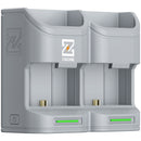 ZGCINE PC2-LPE6 Travel Charging Case for Canon LP-E6/N/NH/E6P Batteries (Gray)