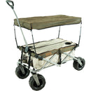 Creative Outdoor Distributor XXL Hauler Deluxe Folding Wagon (Brown Orange)