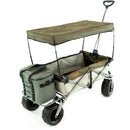 Creative Outdoor Distributor XXL Hauler Deluxe Folding Wagon (Brown Orange)