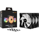 be quiet! Light Wings LX ARGB 120mm Fan (Black, 3-Pack)