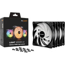 be quiet! Light Wings LX HS ARGB 120mm Fan (Black, 3-Pack)