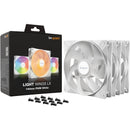 be quiet! Light Wings LX ARGB 140mm Fan (White, 3-Pack)