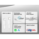 Belkin BoostCharge Pro Braided 240W USB-C Cable