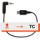 Tentacle Sync Right-Angle 3.5mm TRS to USB-C Timecode Cable (9.8")