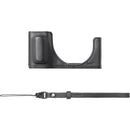 SmallRig Leather Half-Case with Wrist Strap for Ricoh GR IV (Black)