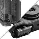 SmallRig Leather Half-Case with Wrist Strap for Ricoh GR IV (Black)