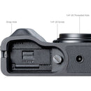 SmallRig Leather Half-Case with Wrist Strap for Ricoh GR IV (Black)