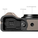 SmallRig Leather Half-Case with Wrist Strap for Ricoh GR IV (Gray)
